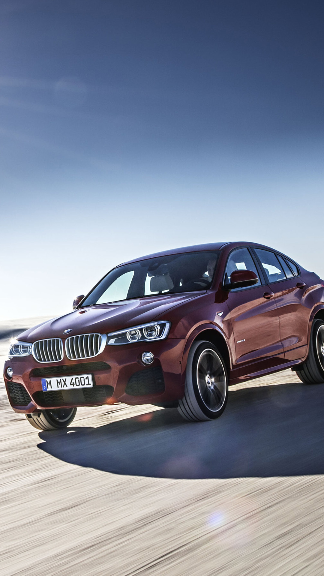 Red BMW X4 Speed Android wallpaper