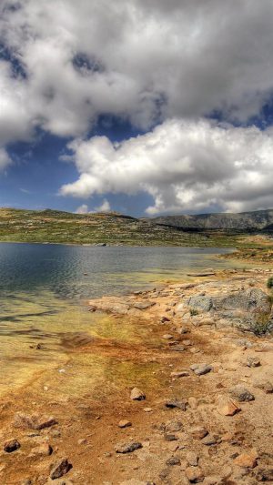 Sky And Lake Android wallpaper