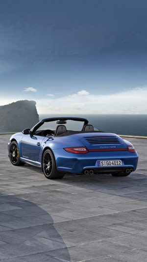 Sports Car At The Beach Android wallpaper