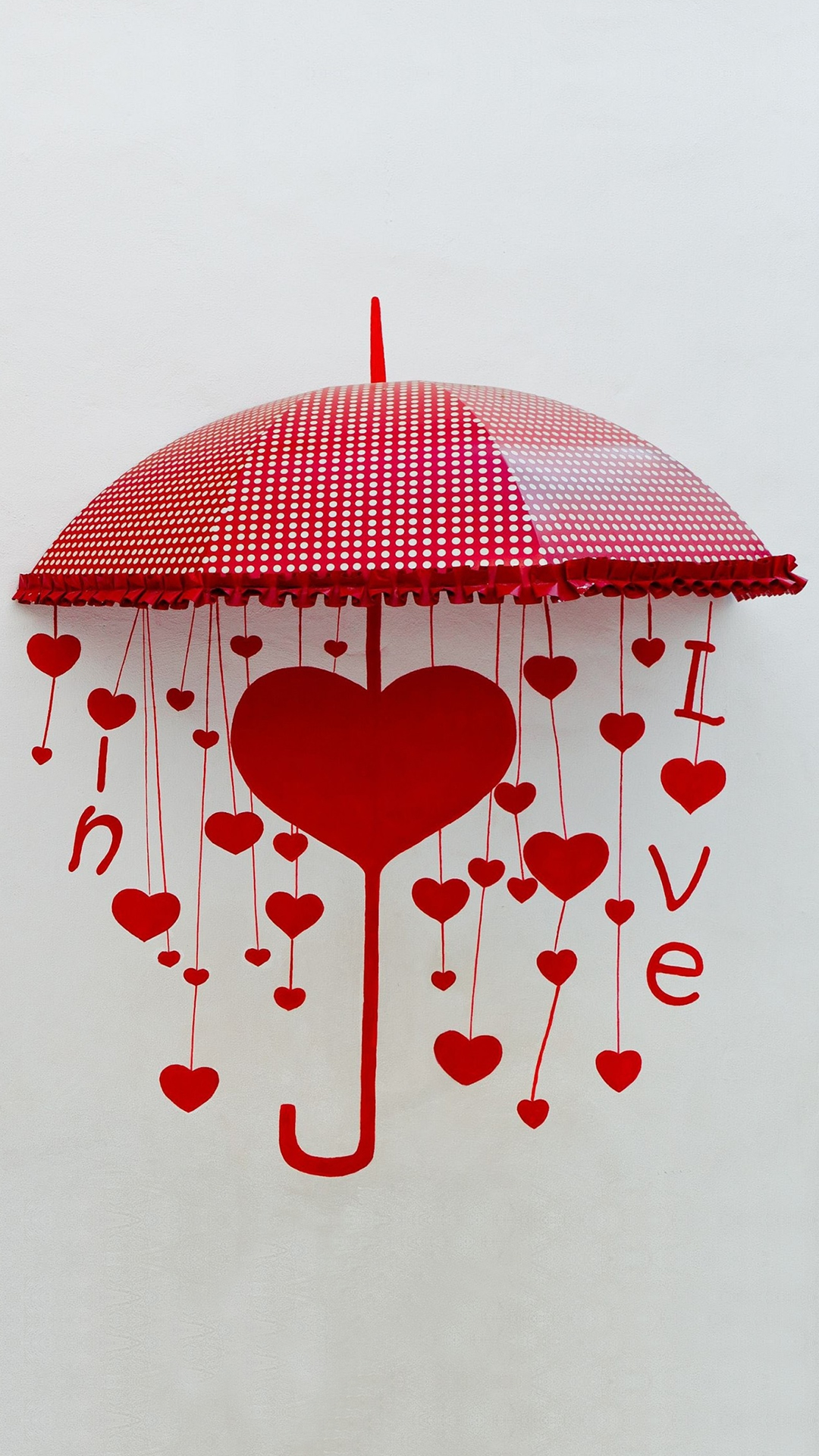 Umbrella of Love Android wallpaper