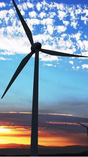 Wind Turbine Sky Android wallpaper