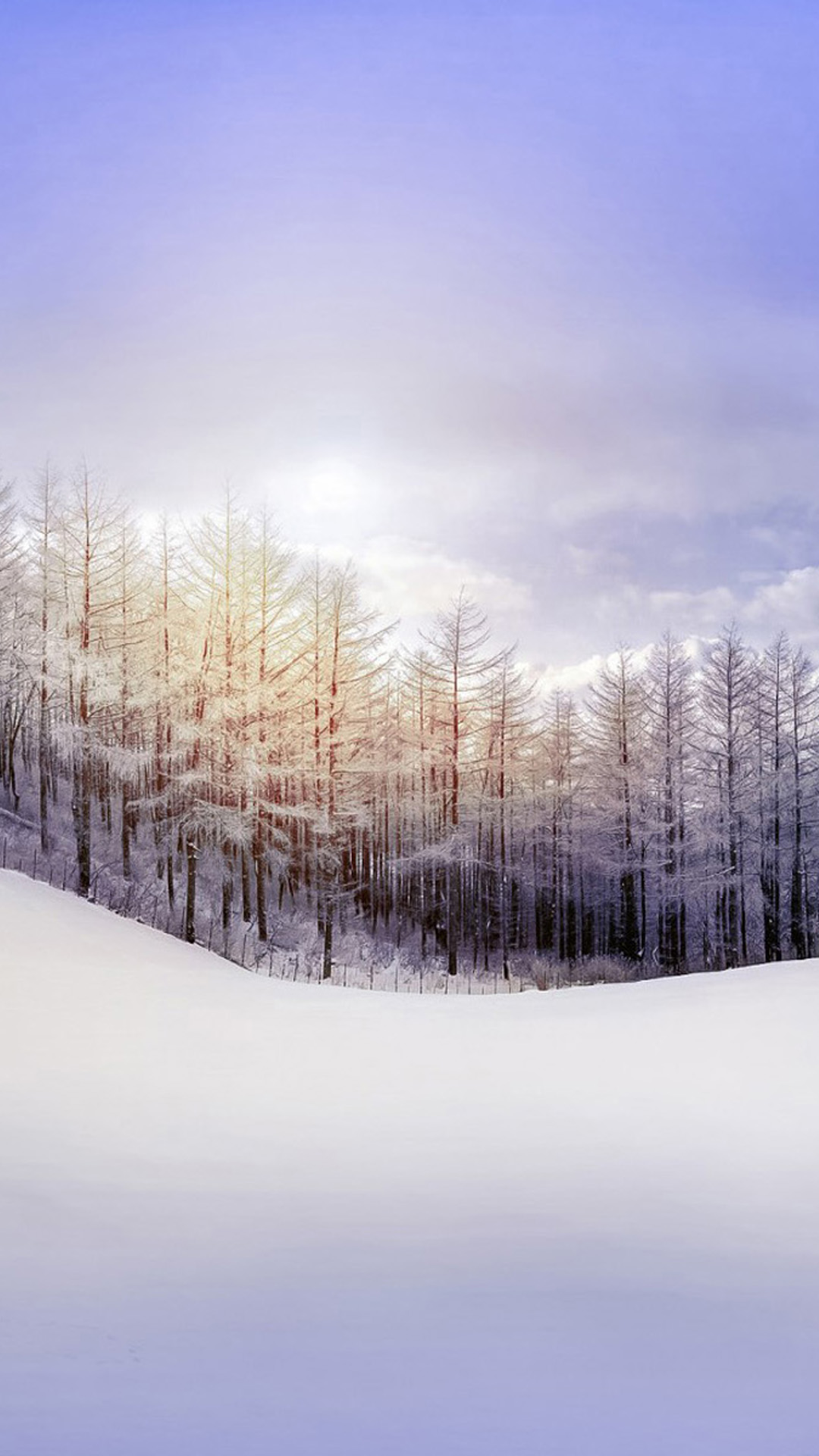 Winter Landscape Android wallpaper