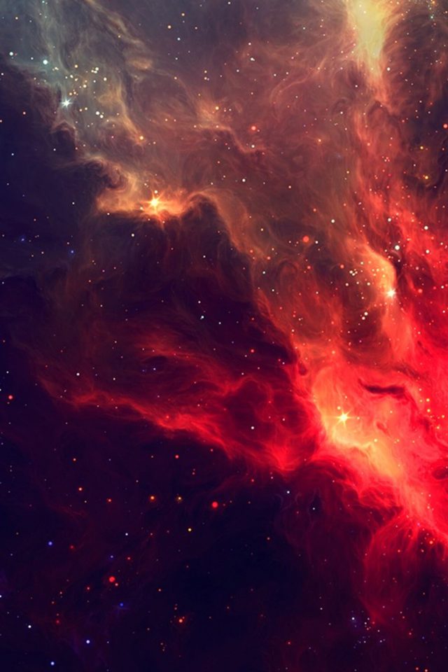 Wonderful Shiny Starry Nebula Cloudy Space Android wallpaper