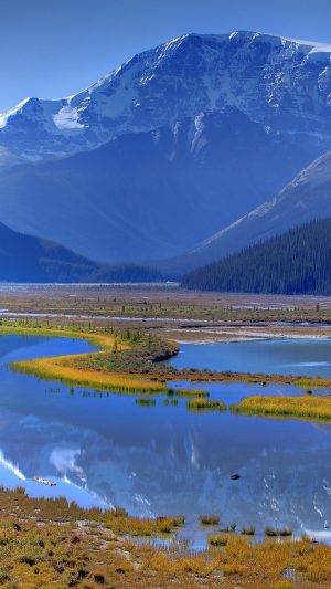 Landscape Mountains Android wallpaper