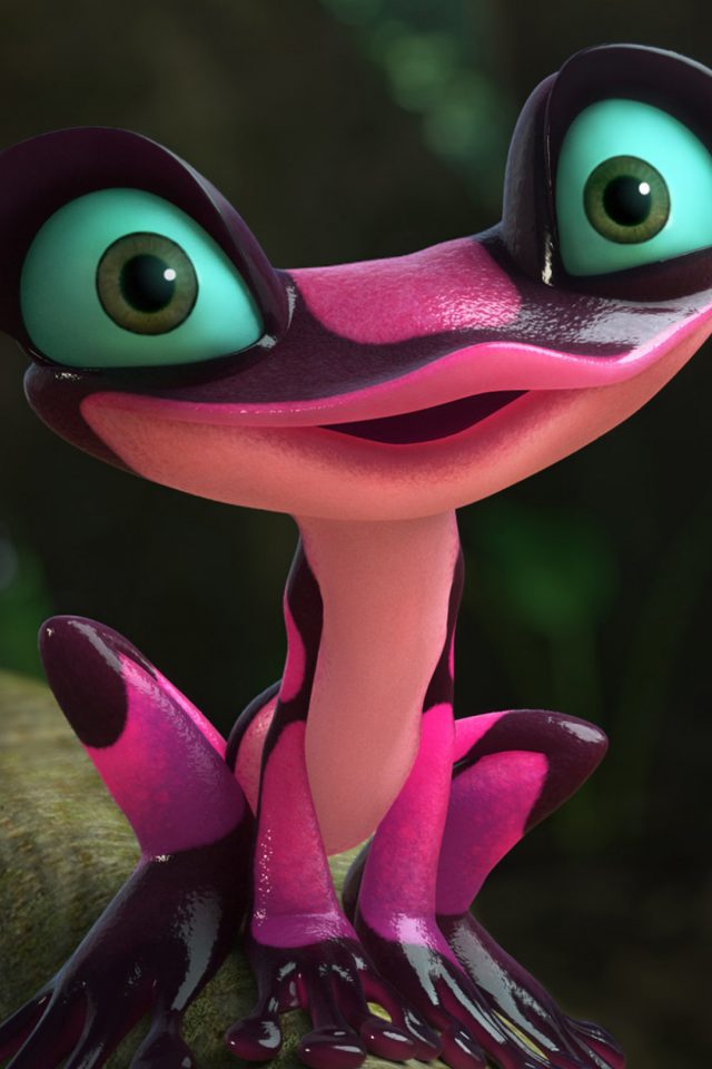 Cute frog Android wallpaper