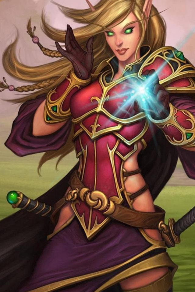World of Warcraft Female Character Android wallpaper