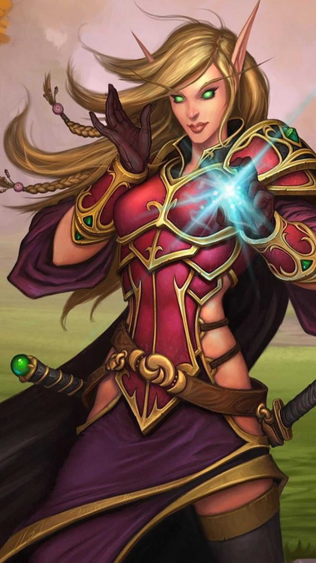 World of Warcraft Female Character Android wallpaper