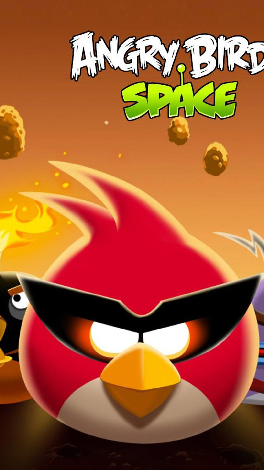 Angry Birds Space Android wallpaper