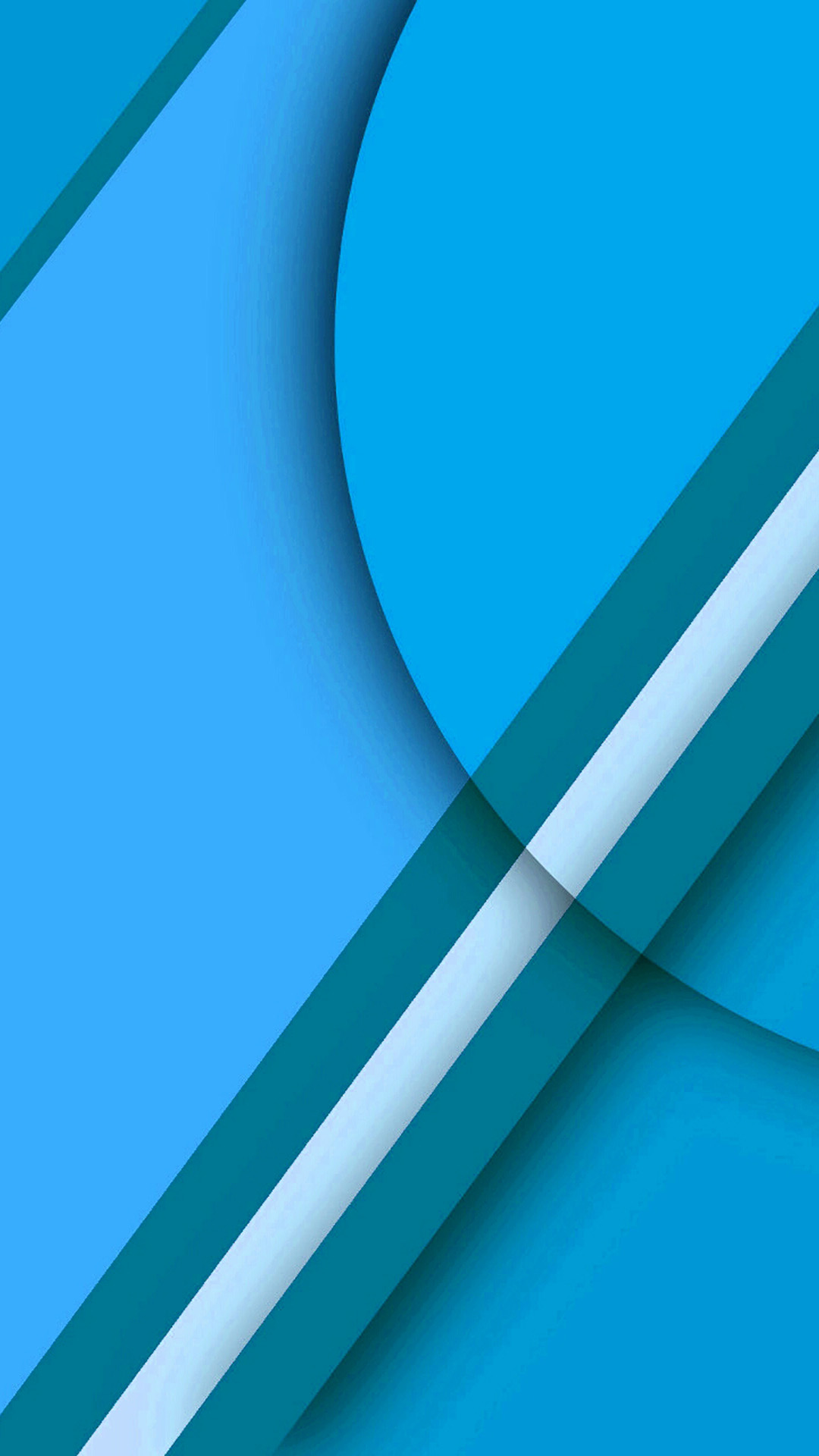 Beautiful blue geometric Android wallpaper