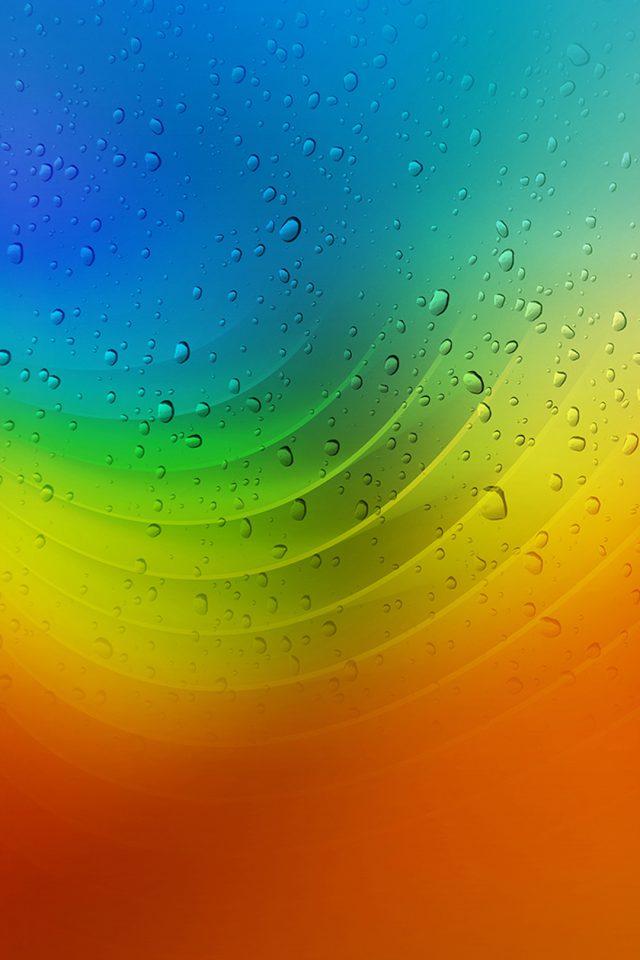 color-glossy-drops Android wallpaper