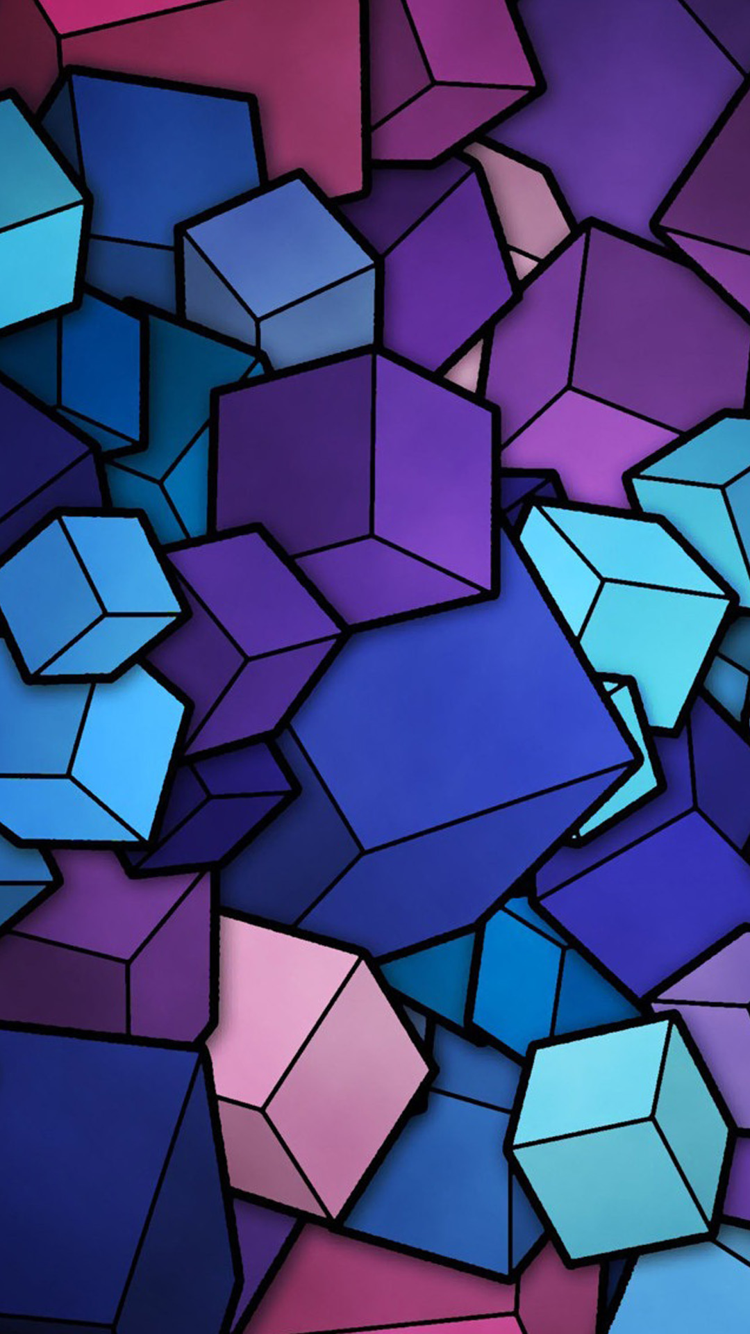 Abstract Squares Android wallpaper