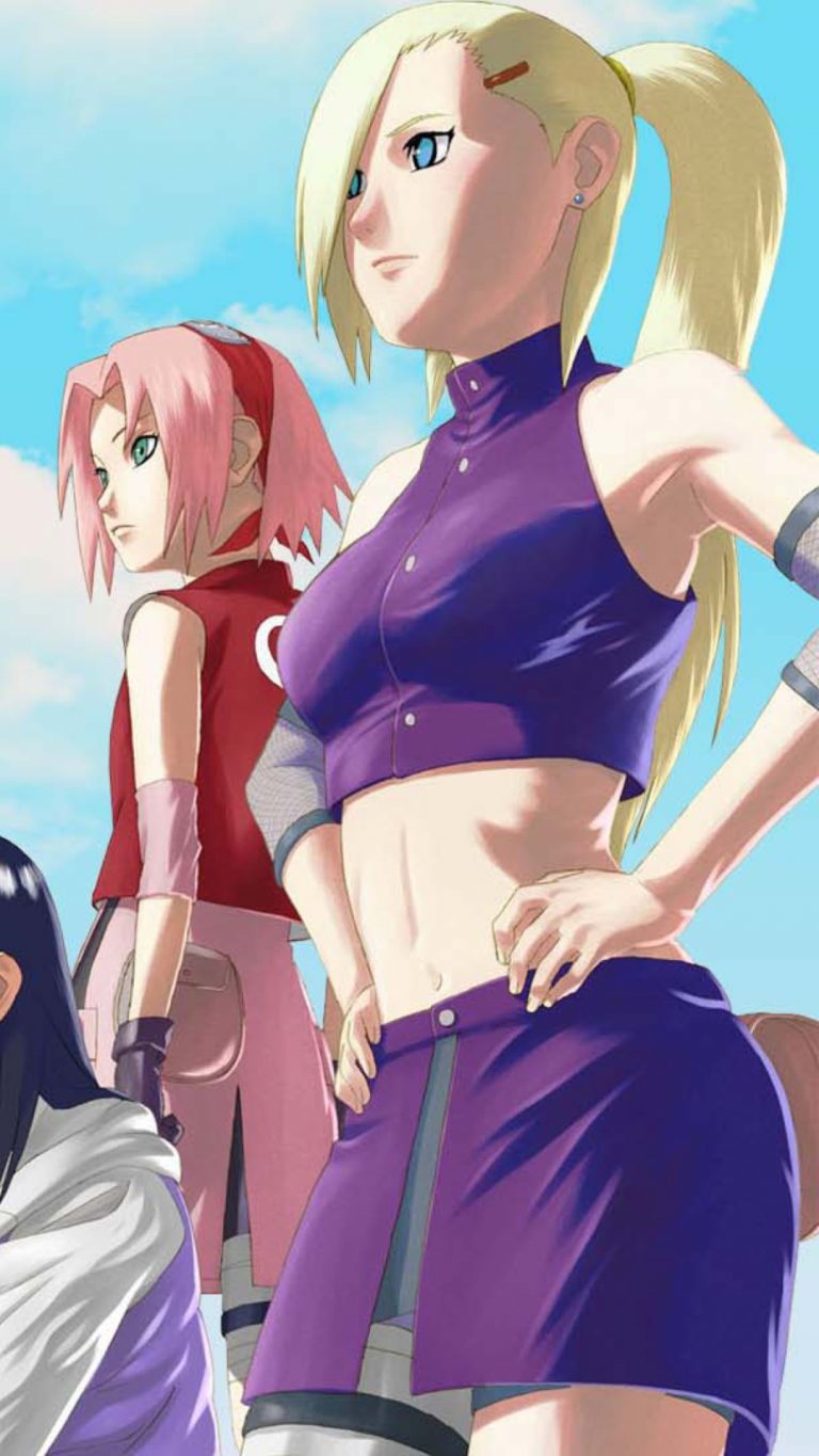 Ino and Sakura Android wallpaper