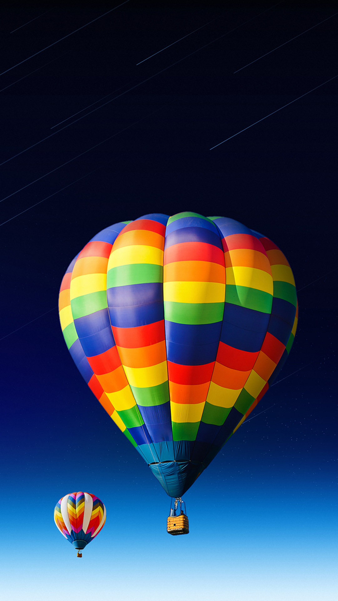 Nice Colored Hot Air Balloon Android Wallpaper Android Hd