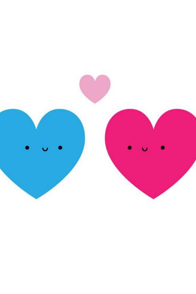 Love Hearts Emoji Android wallpaper