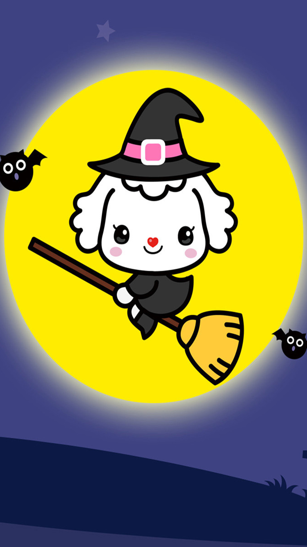 Cartoon Halloween 1 Android wallpaper