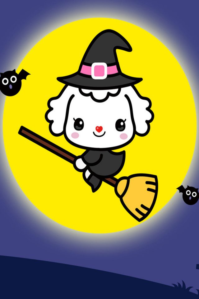 Cartoon Halloween Android wallpaper