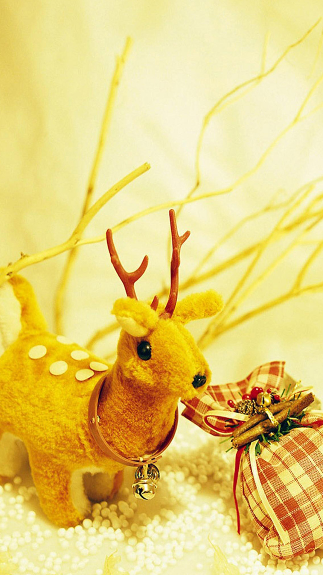 Christmas Deer Android wallpaper
