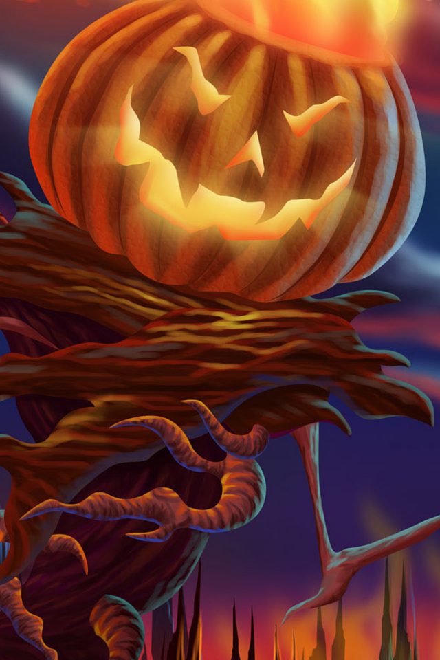 Halloween Devil Android wallpaper