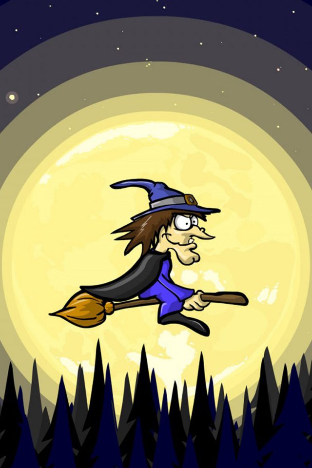 Halloween Wizard Android wallpaper