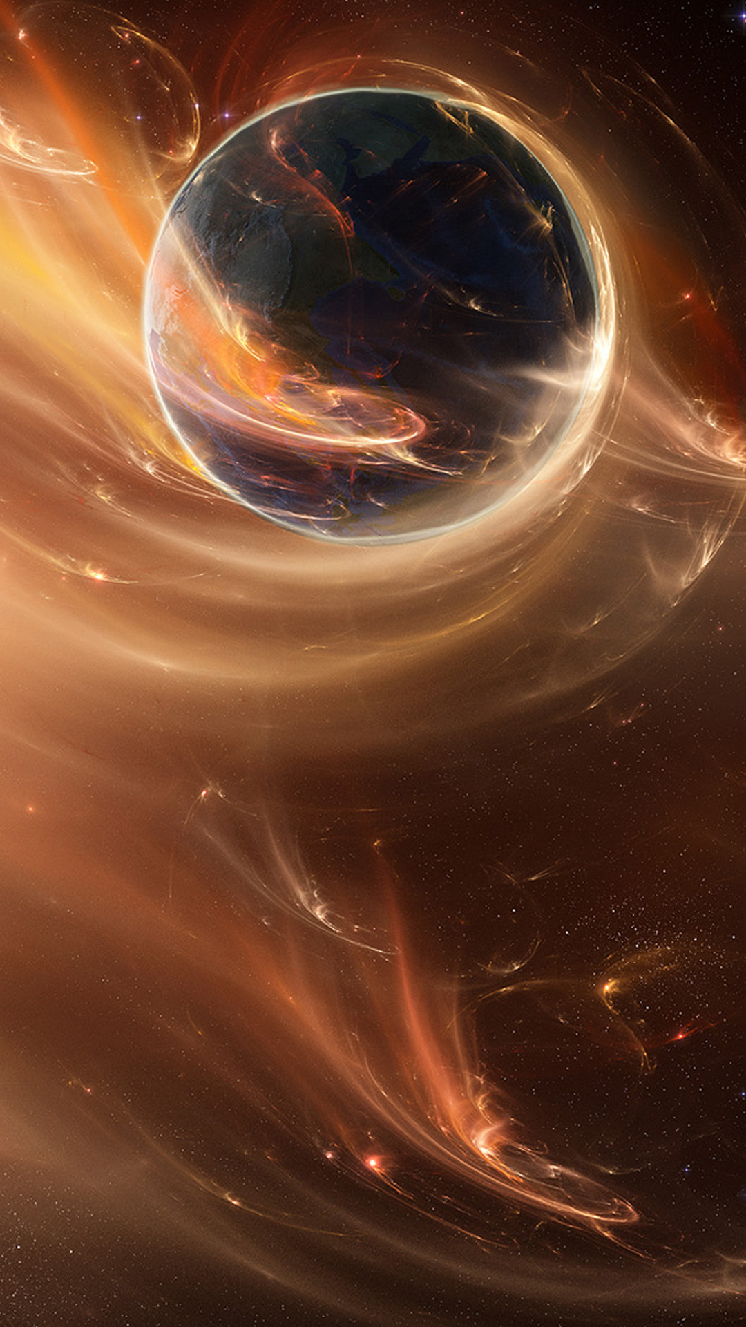 Great Abstract Space Android wallpaper