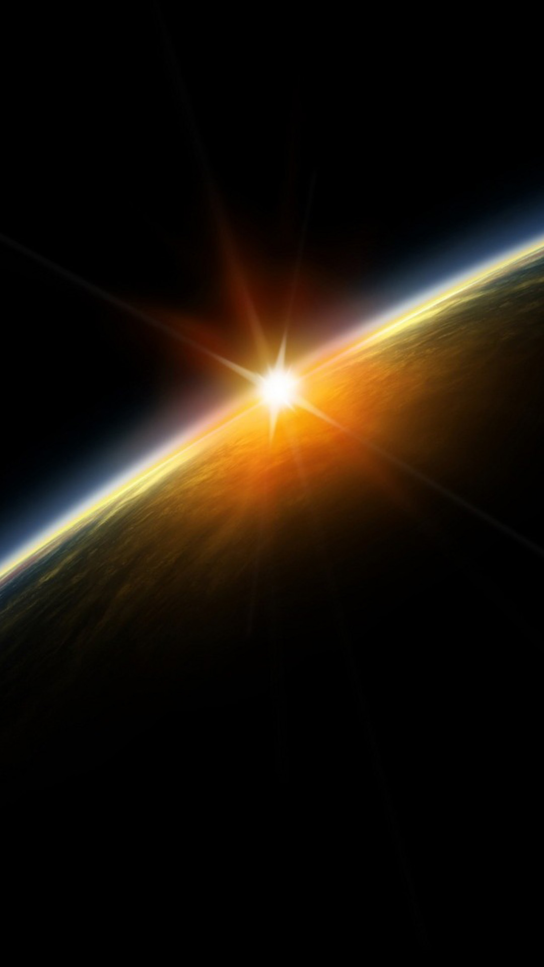 Light Across Space Android wallpaper