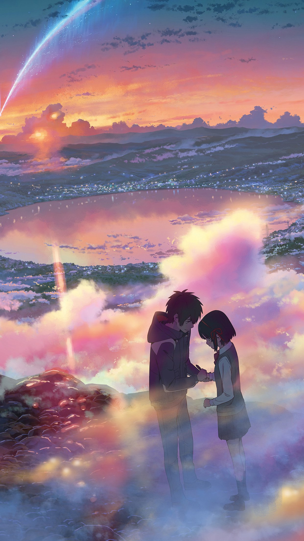 Yourname Anime Art Night Cute Kimi No Na Wa Android