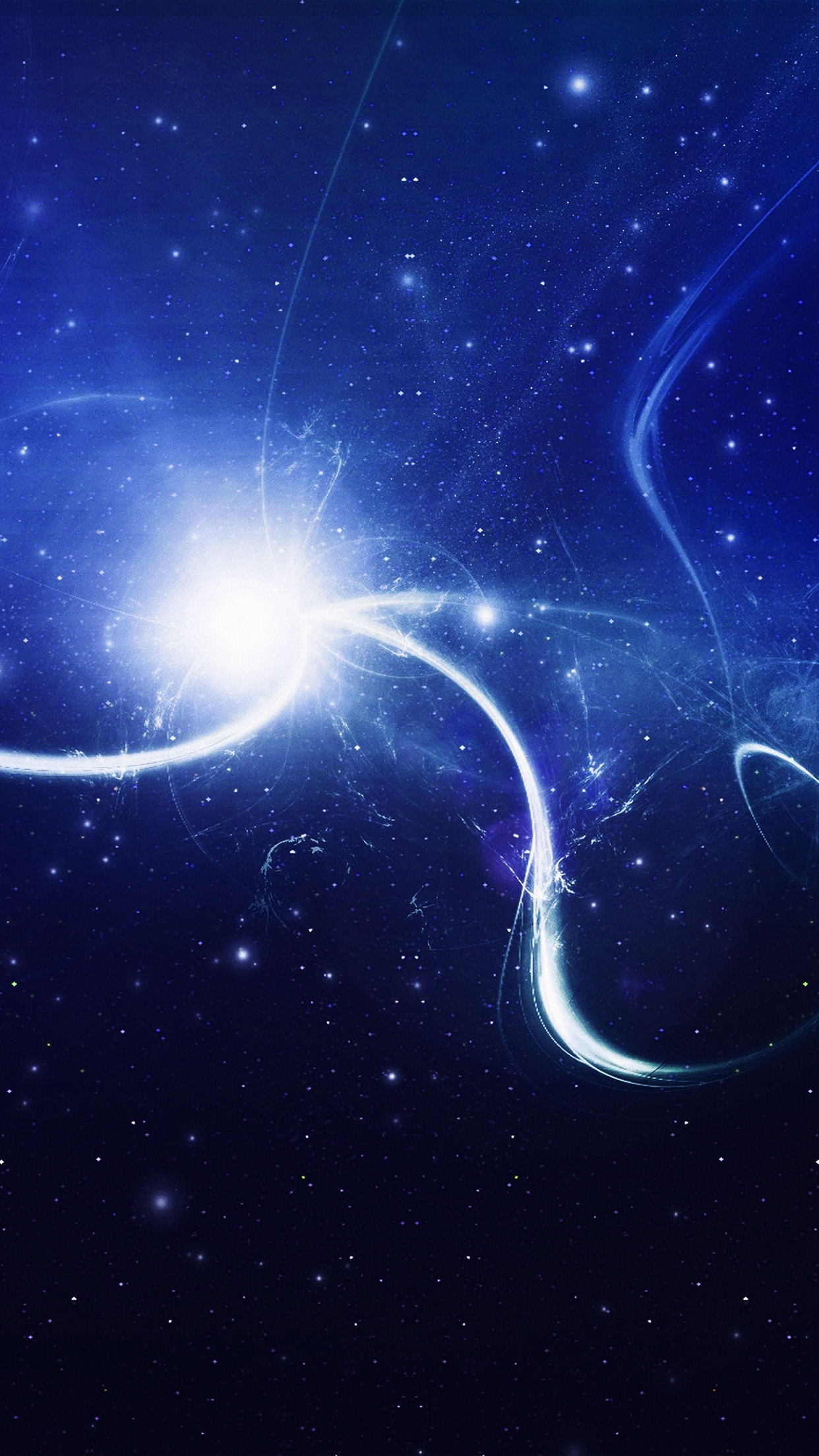 Abstract Space Blue Line Pattern Android wallpaper