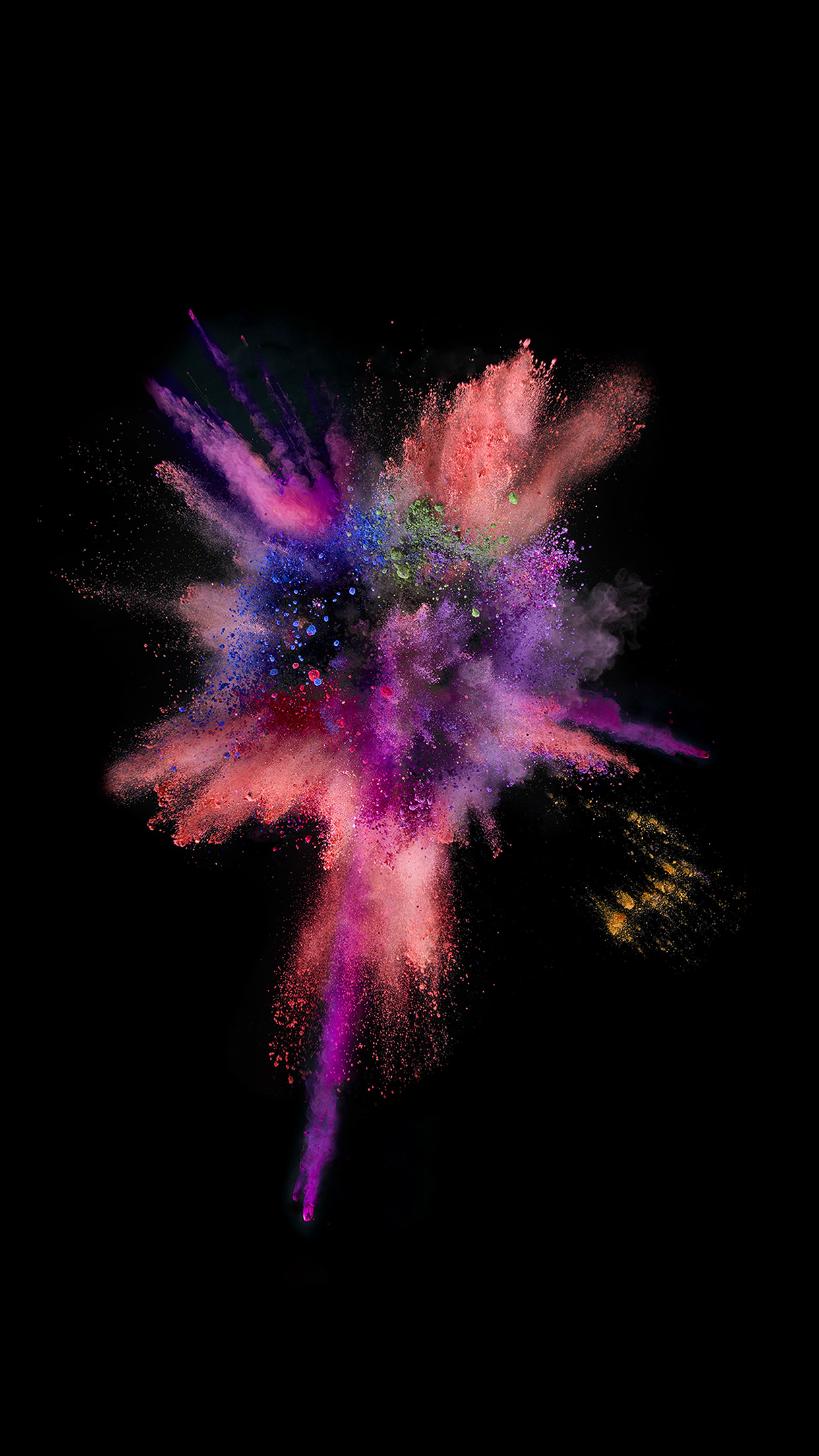 Apple Dark Spark IOS 9 Color Rainbow Android wallpaper