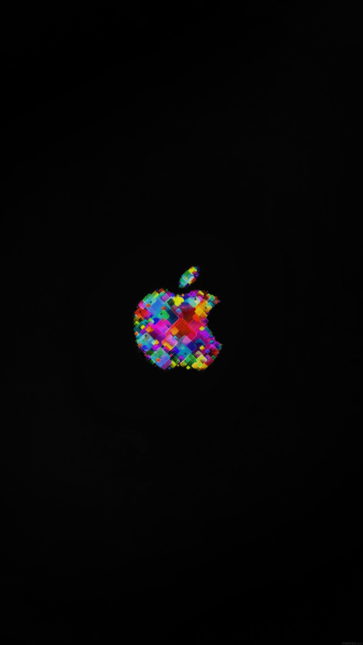 Apple Event Logo Art Dark Minimal Android wallpaper