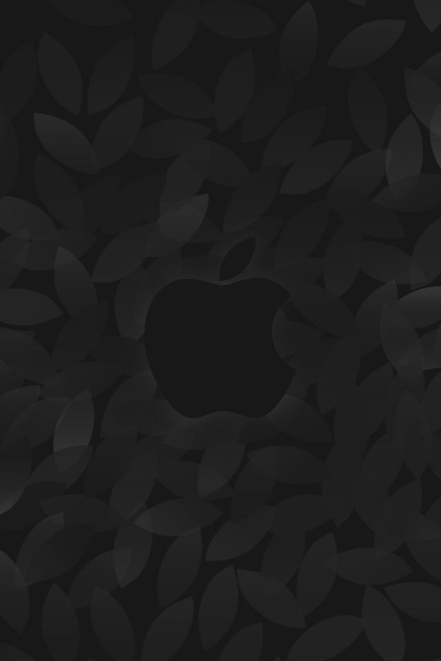 Apple In Fall Dark Android wallpaper