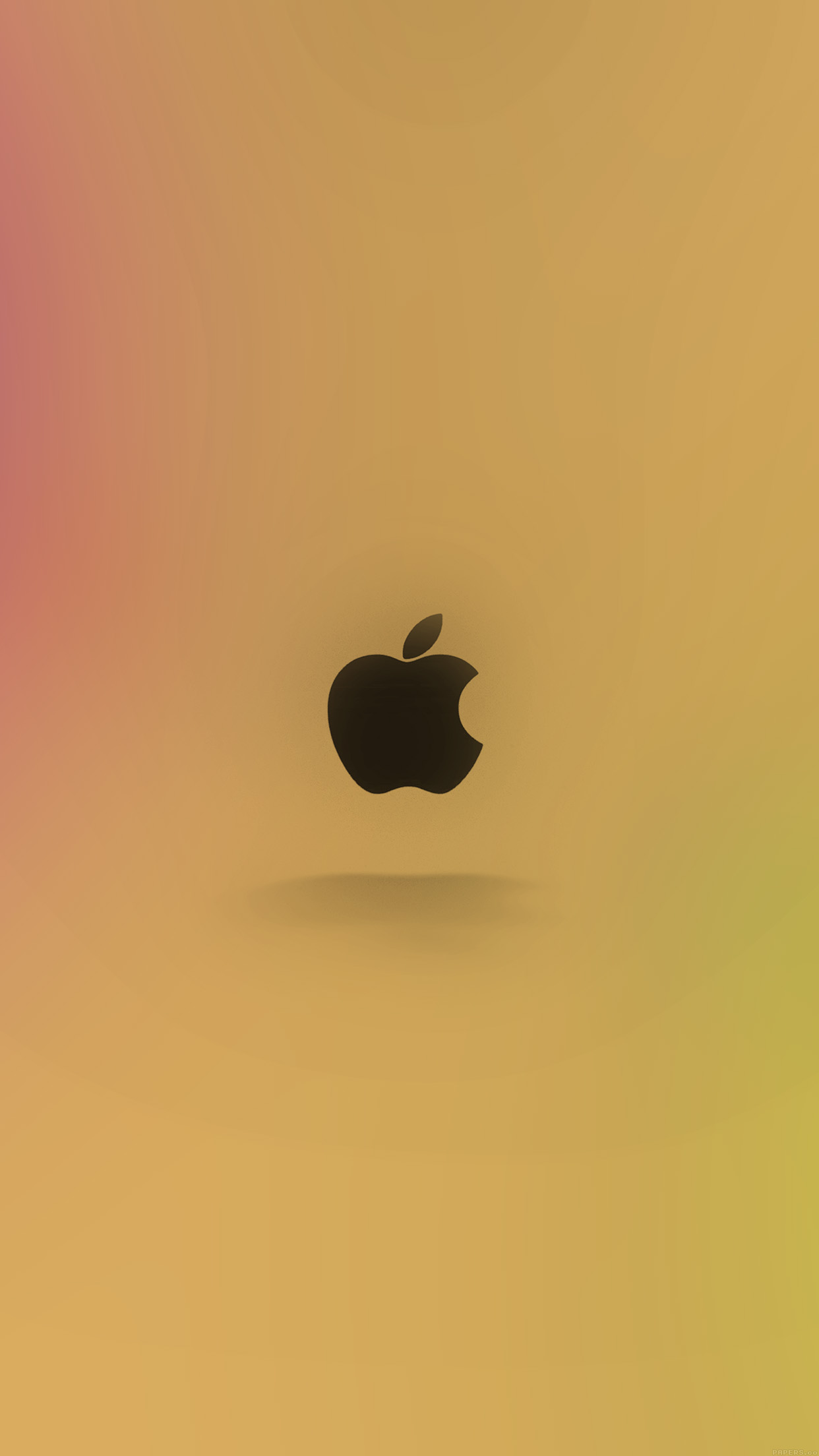 Apple Logo Love Mania Rainbow Android wallpaper