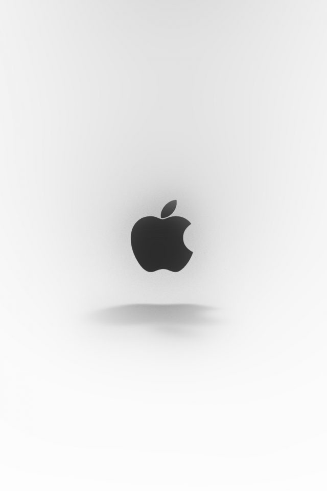 Apple Logo Love Mania White Android wallpaper