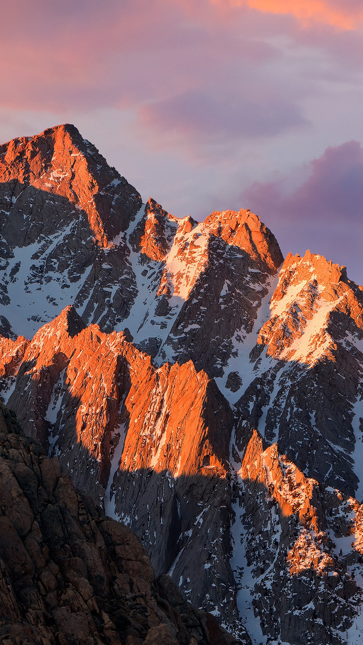 Apple MacOS Sierra Mountain WWDC Official Android wallpaper
