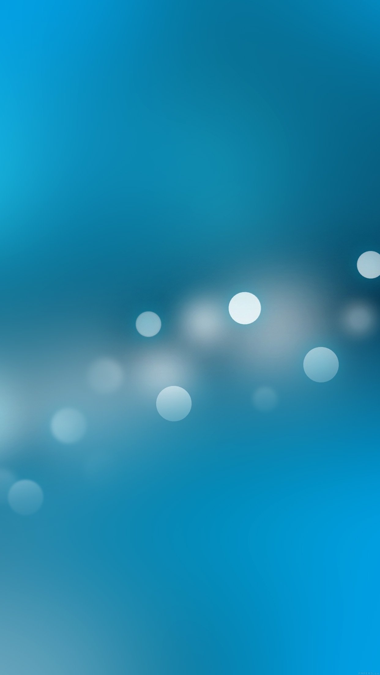 Bokeh Blue Circle Abstract Simple Pattern Android wallpaper