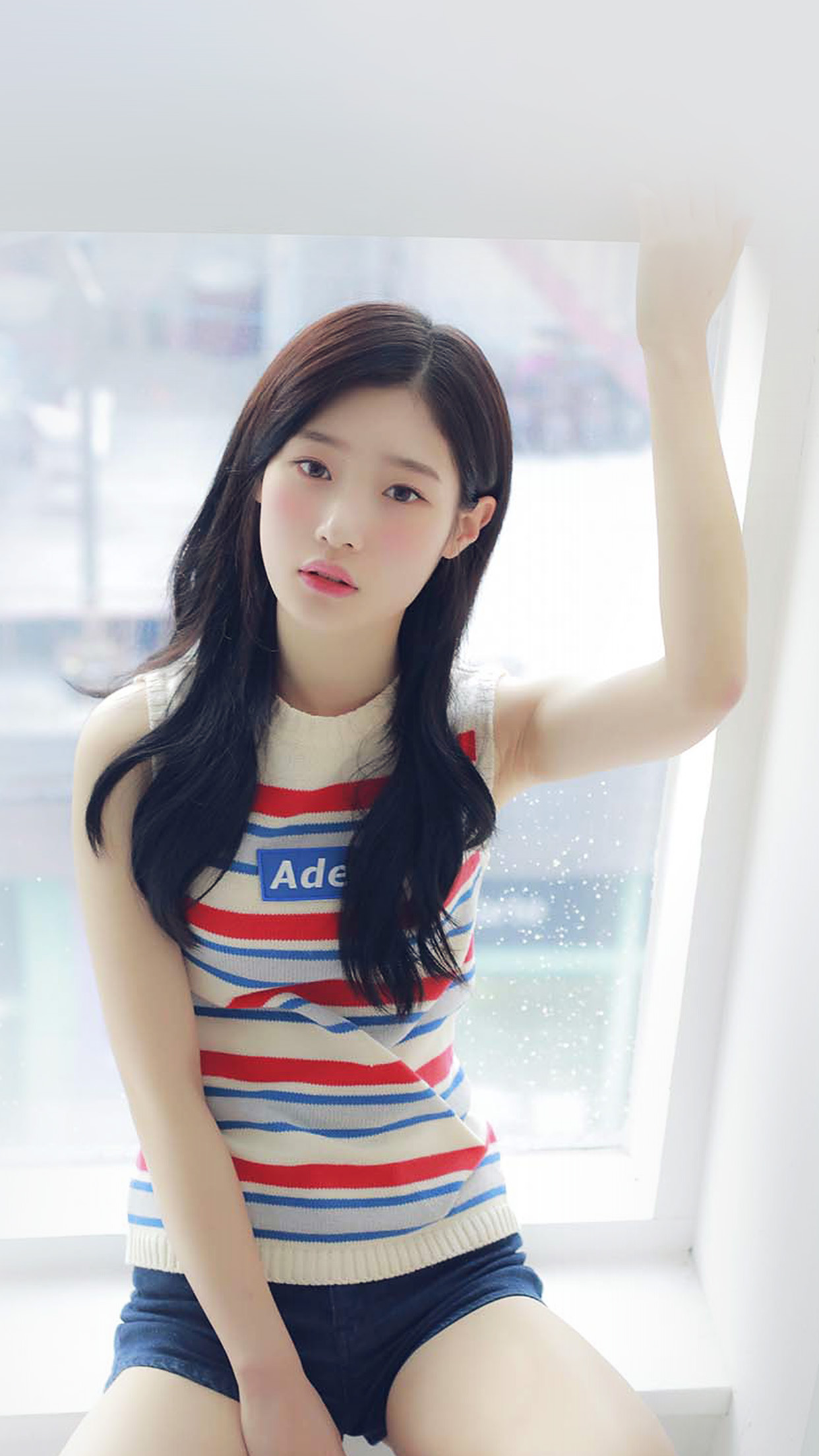 Chaeyeon Ioi Kpop  Girl White Cute  Android wallpaper  