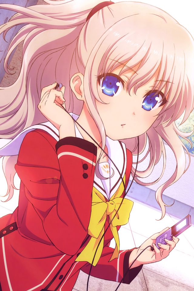 Chalorette Anime Girl Cute Art Illustration Flare Android wallpaper