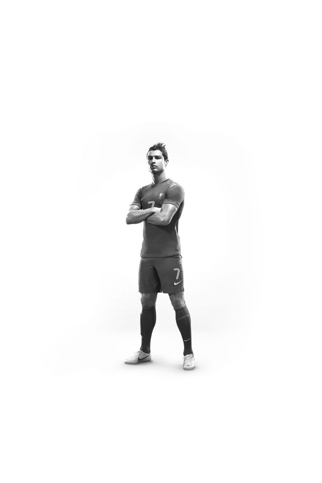 Christiano Ronaldo 7 Proud White Android wallpaper