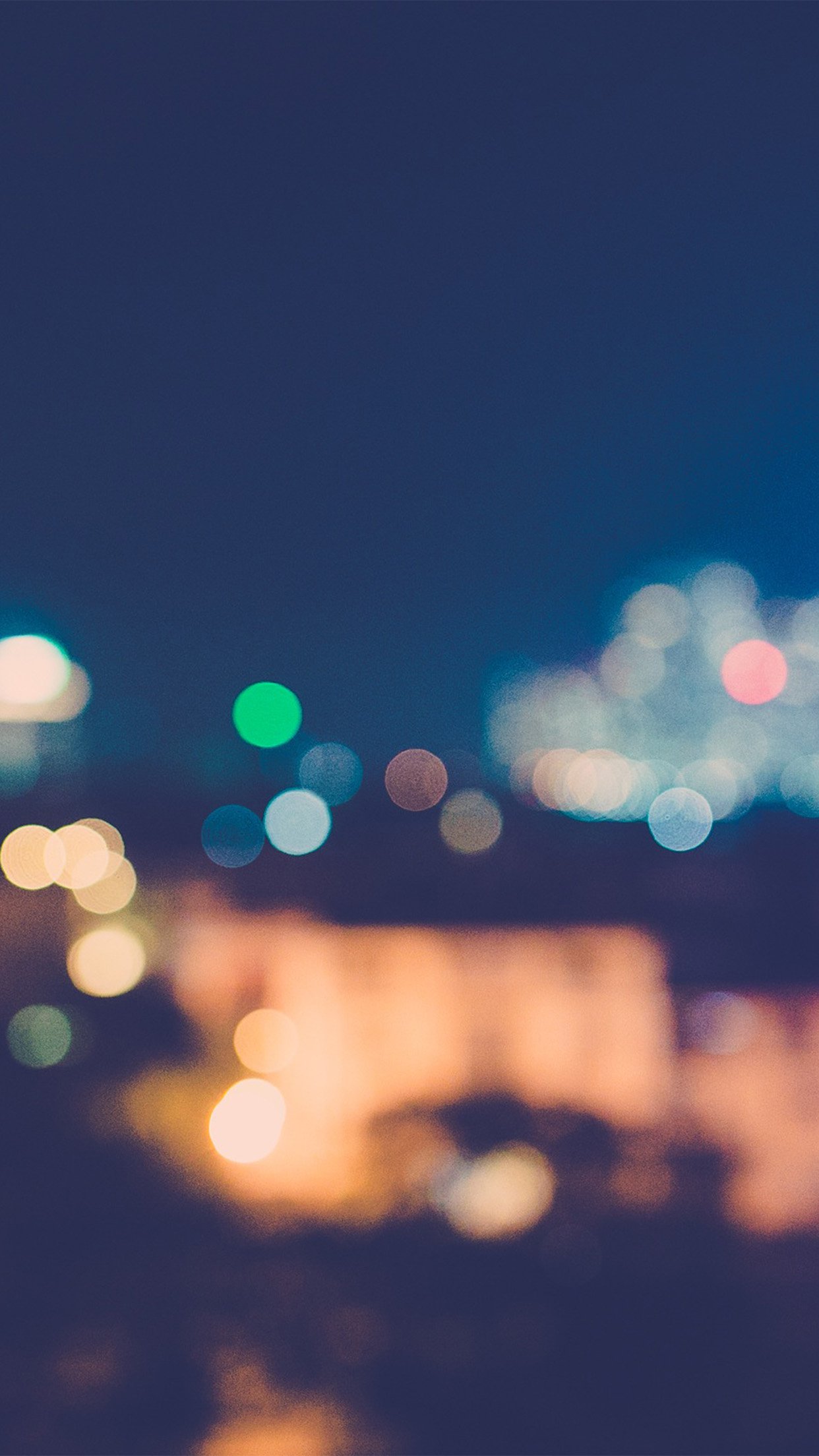 City Night Bokeh Blue Romantic Android wallpaper - Android ...