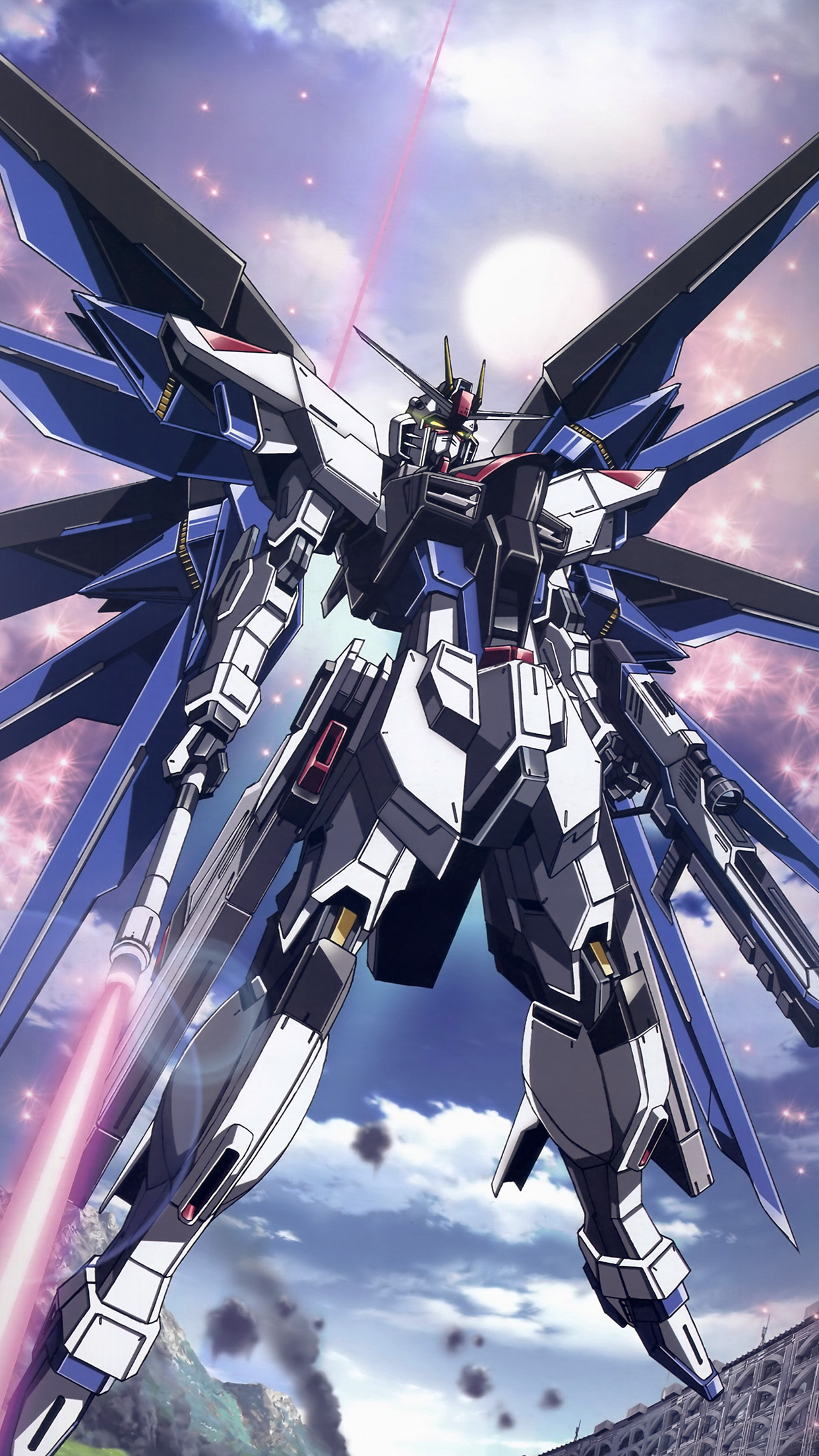 Freedom Gundam Art Illustration Anime Android Wallpaper Android