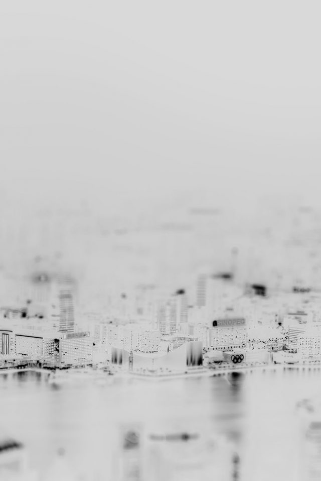 Hongkong Night Cityscapes White Android wallpaper
