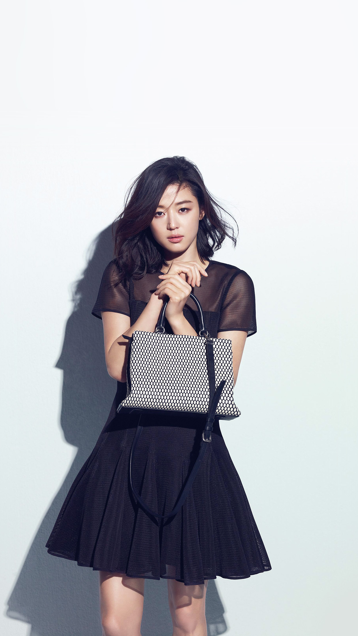 Jun Ji Hyun Actress Kpop Cute Beauty Blue Android wallpaper