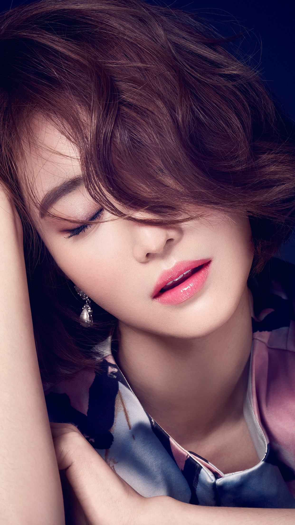 Ko Joon Hee Kpop Film Actress Closed Eyes Android wallpaper