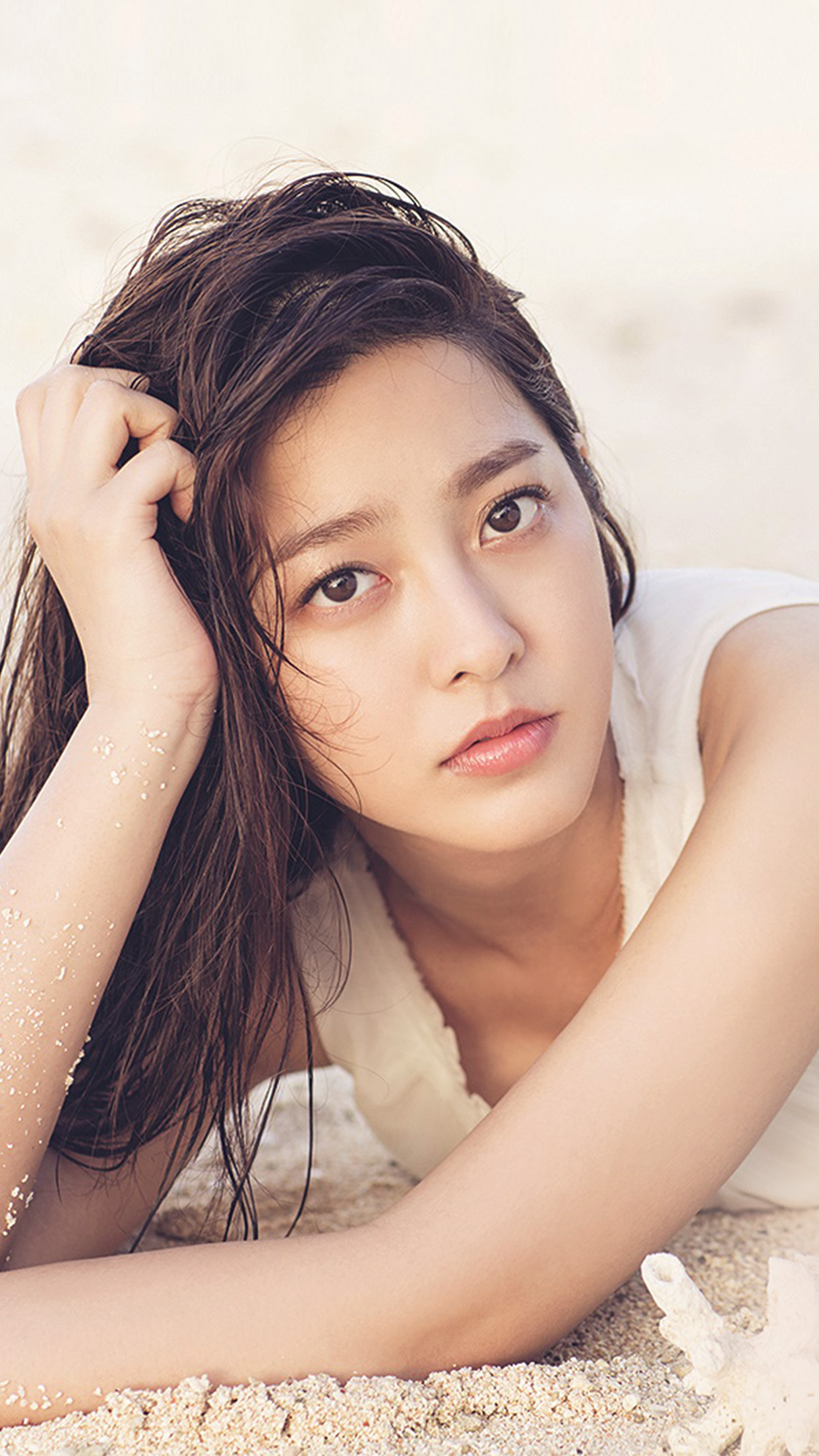 Kpop Girl Seungyeon Beach Android wallpaper