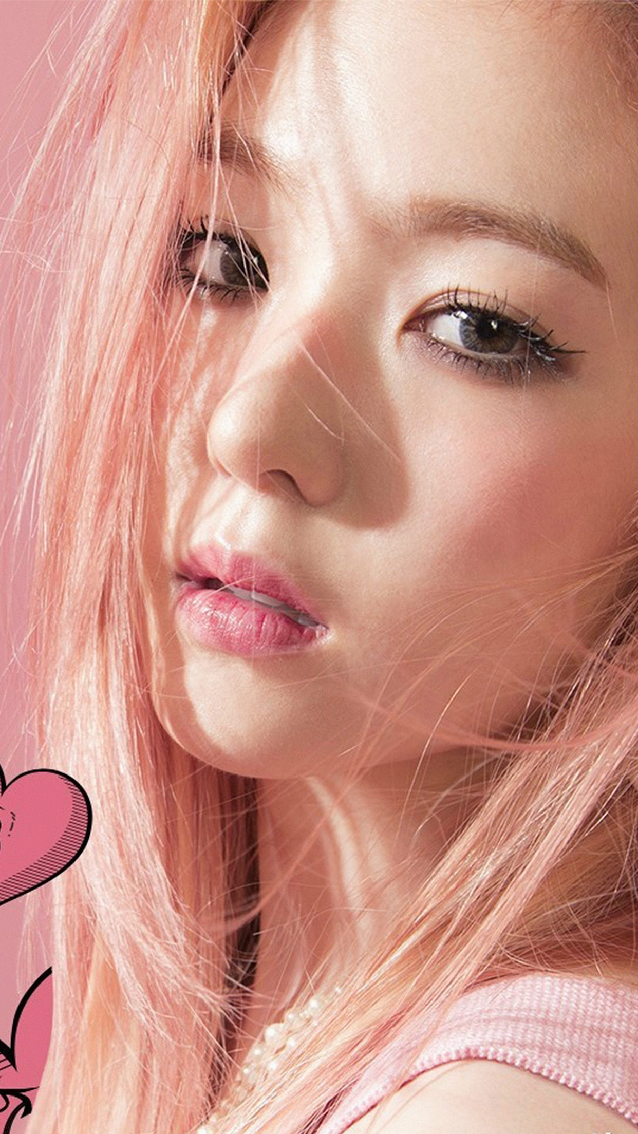 Kpop Irene Face Cute Pink Asian Android wallpaper