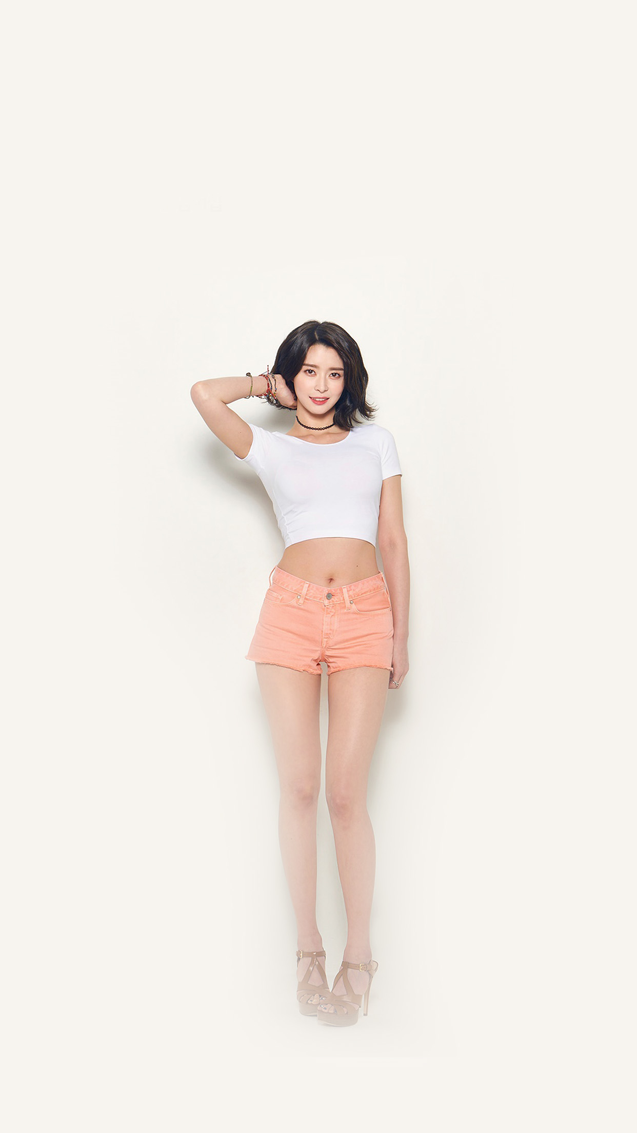 Nara Kwon White Simple Girl Kpop Android wallpaper