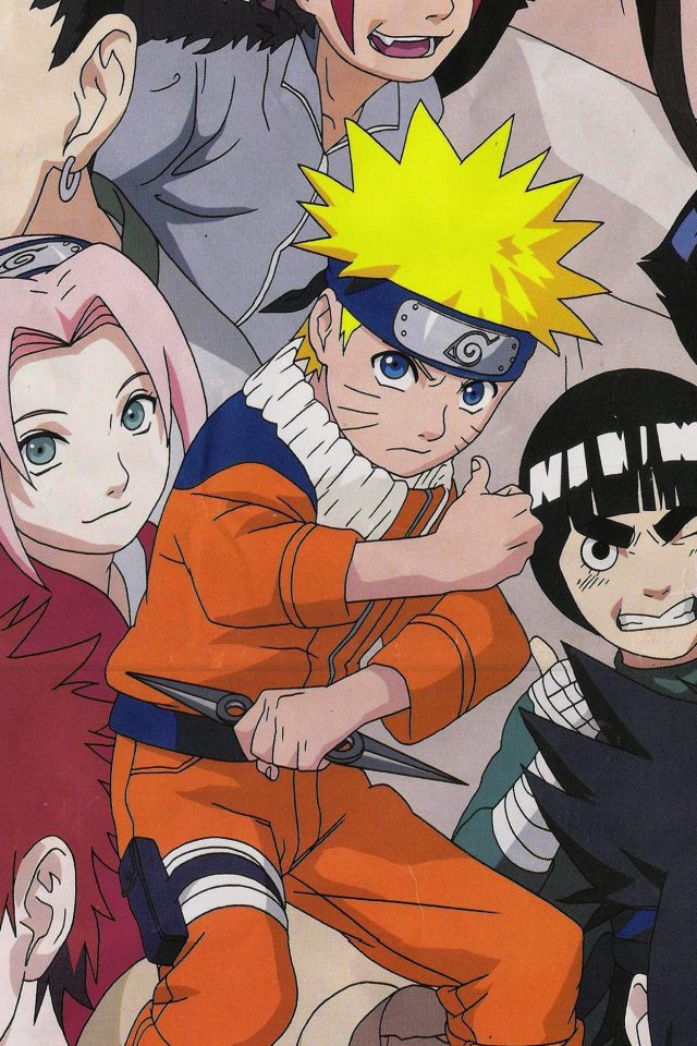 Naruto And Friends Art Game Illust Android wallpaper
