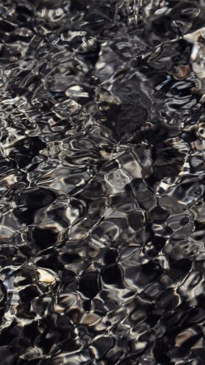 Nature Dark Wave Art Pattern Android wallpaper