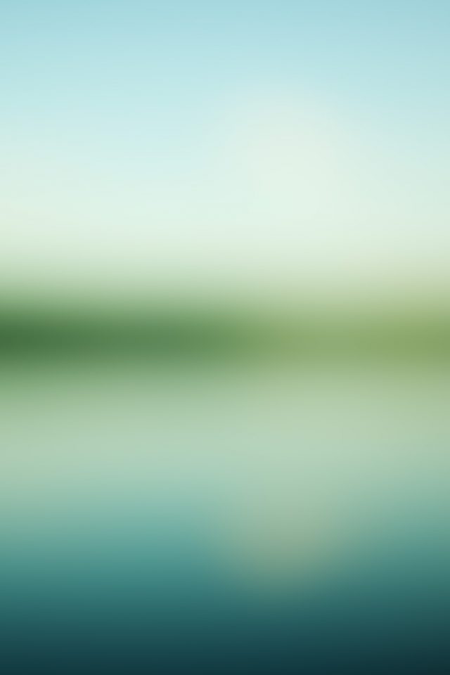 Nature Sea River Green Gradation Blur Android wallpaper
