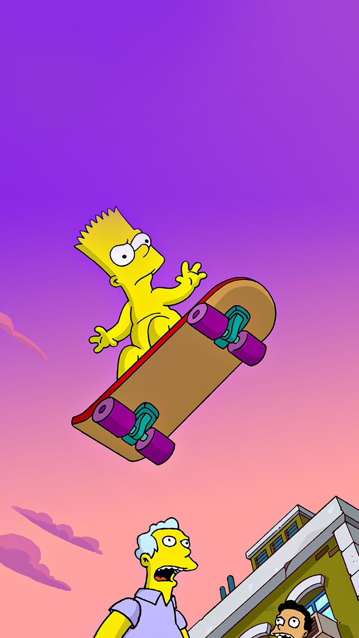 Simpson Anime Cartoon Bart Nude Art Illustration Android Wallpaper Android Hd Wallpapers