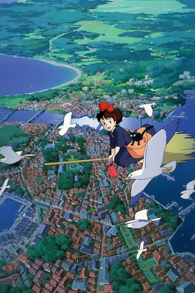 Studio Ghibli Art Illustration Love Anime Android wallpaper